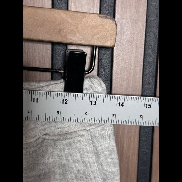 Christina Lehr Sweatpants 1 / S Womens Gray Fleece Pull On Joggers Supima Cotton - Picture 3 of 8